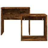 Wooden Nest Of 2 Coffee Tables 48cm Wide - Vantage Home