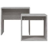 Wooden Nest Of 2 Coffee Tables 48cm Wide - Vantage Home