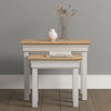 Wooden Nest Of 2 Tables - Bordeaux