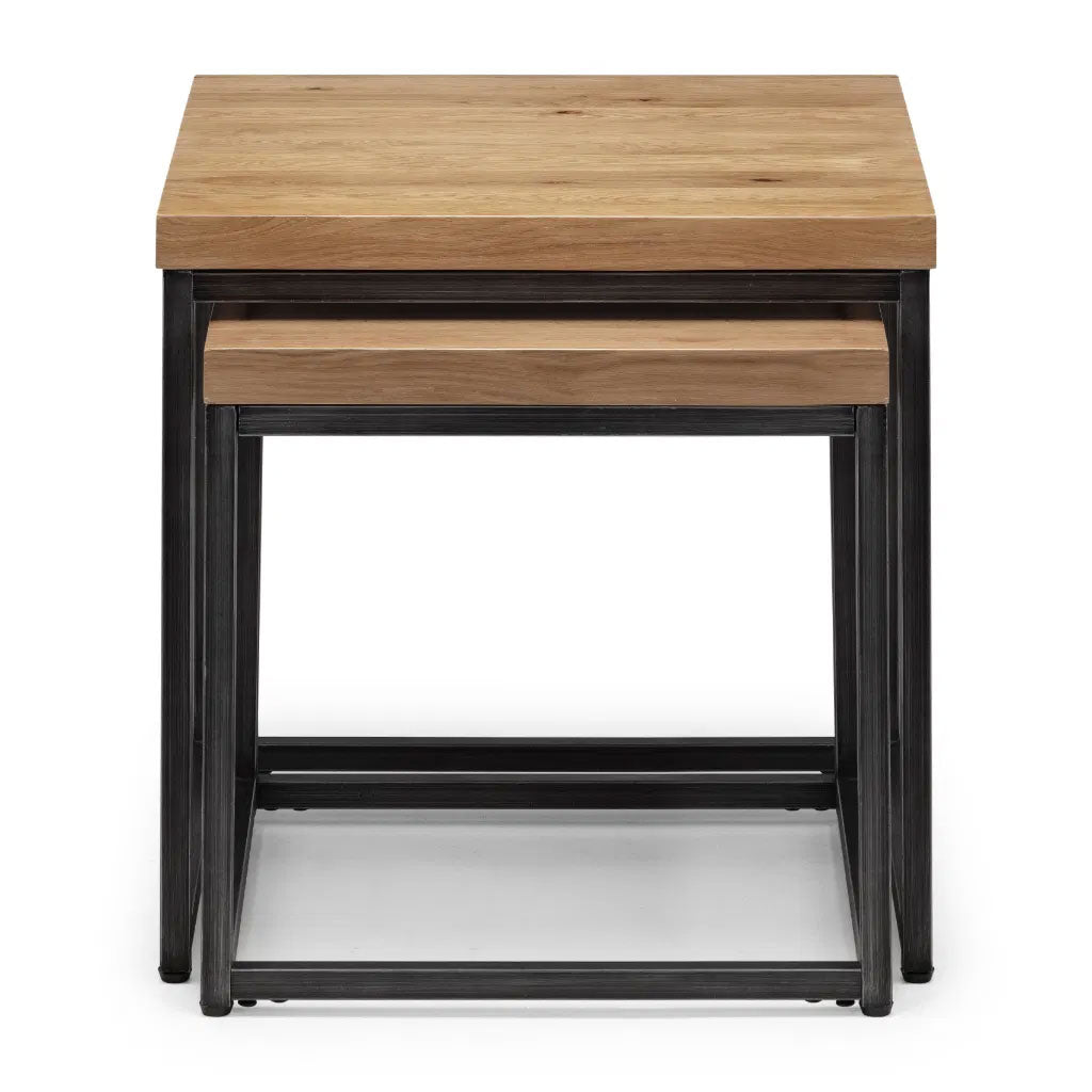 Wooden Nest Of 2 Tables - Brooklyn