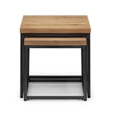 Wooden Nest Of 2 Tables - Brooklyn