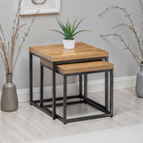 Wooden Nest Of 2 Tables - Brooklyn