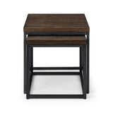 Wooden Nest Of 2 Tables - Brooklyn