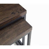 Wooden Nest Of 2 Tables - Brooklyn