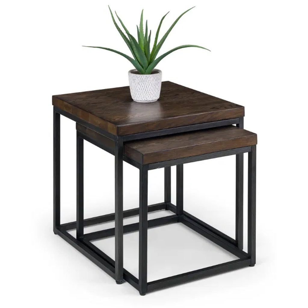 Wooden Nest Of 2 Tables - Brooklyn