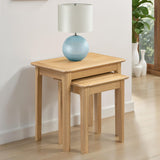 Wooden Nest Of 2 Tables - Cotswold