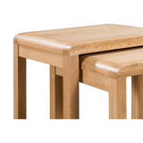Wooden Nest Of 2 Tables - Curve