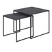 Wooden Nest Of 2 Tables - Infinity