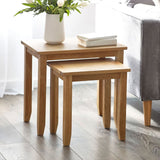 Wooden Nest Of 2 Tables - Mallory