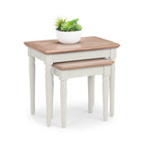 Wooden Nest Of 2 Tables - Provence