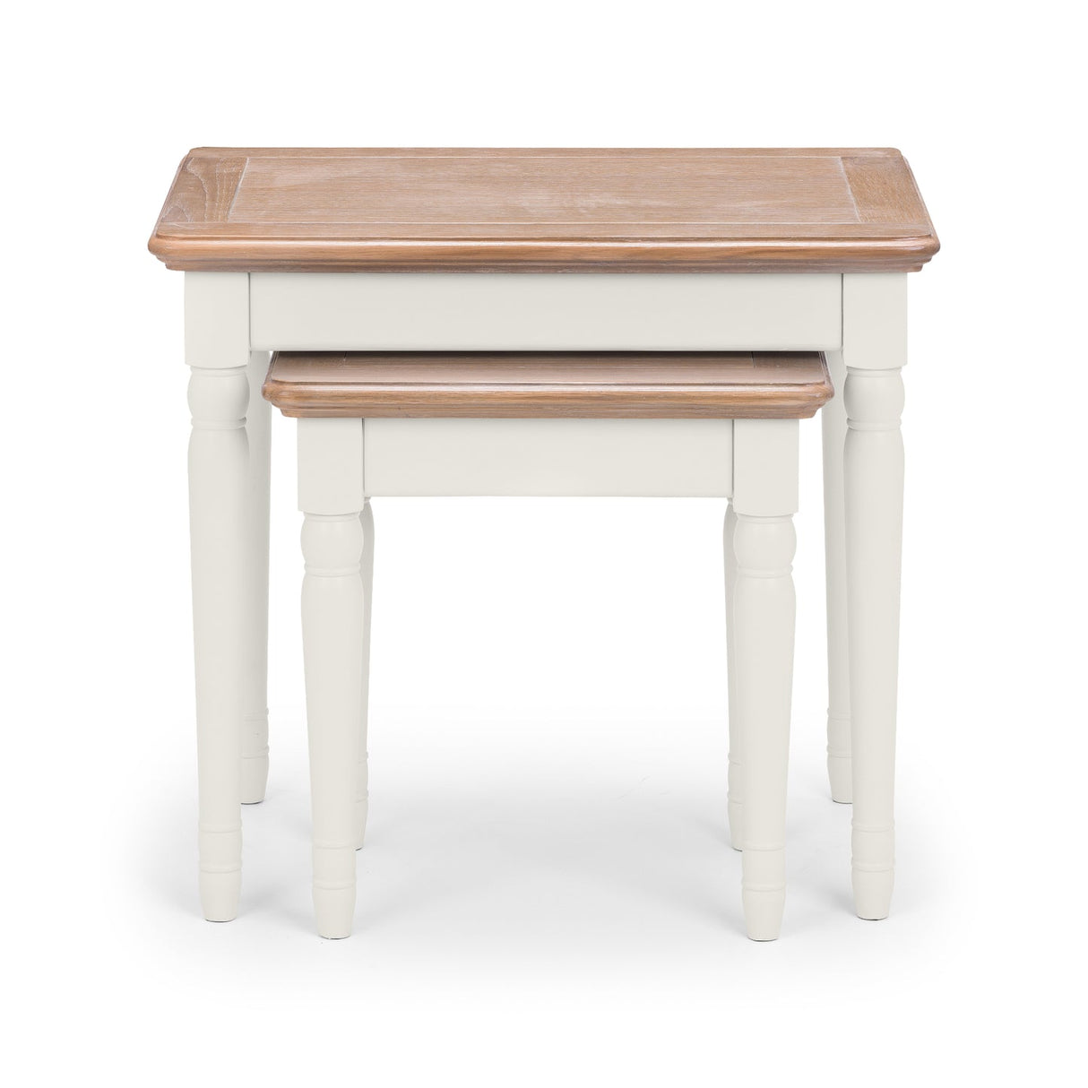 Wooden Nest Of 2 Tables - Provence