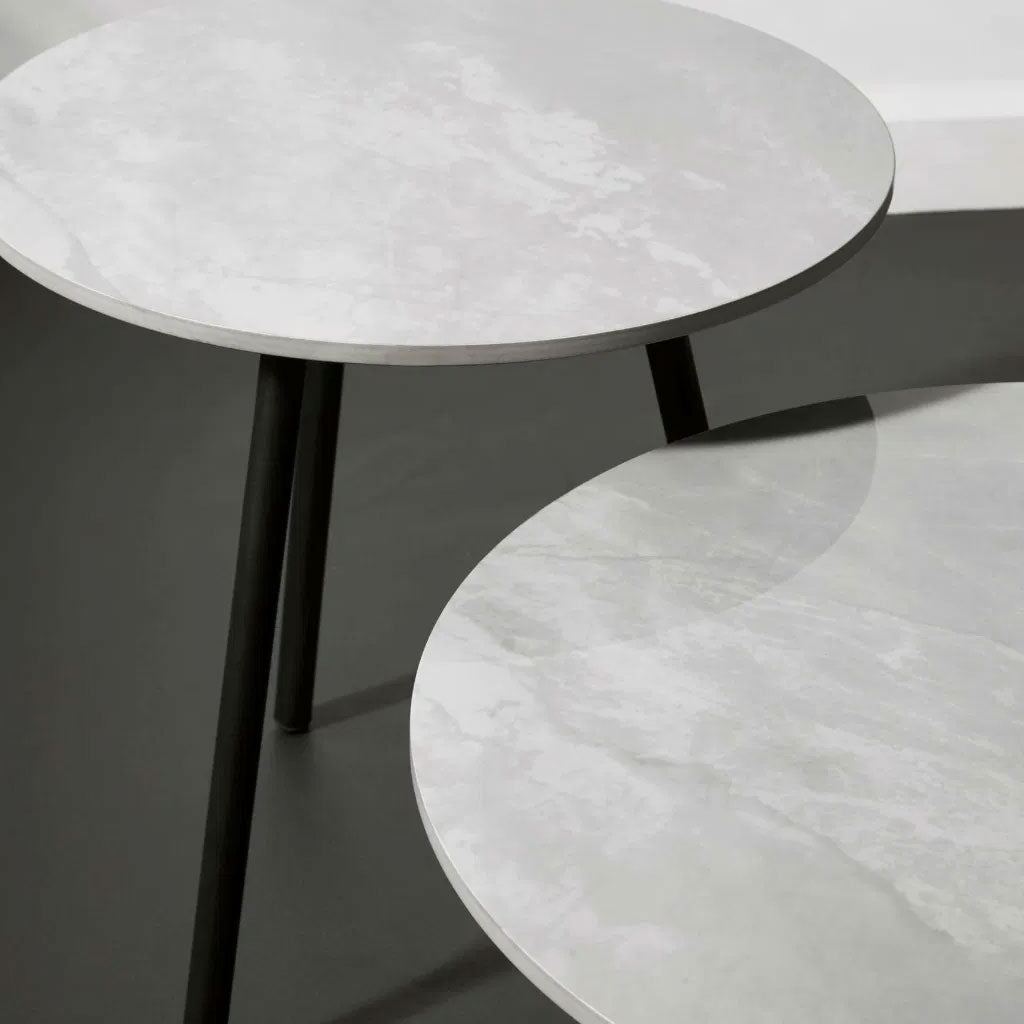 Wooden Nest Of 2 Tables Round - Casper