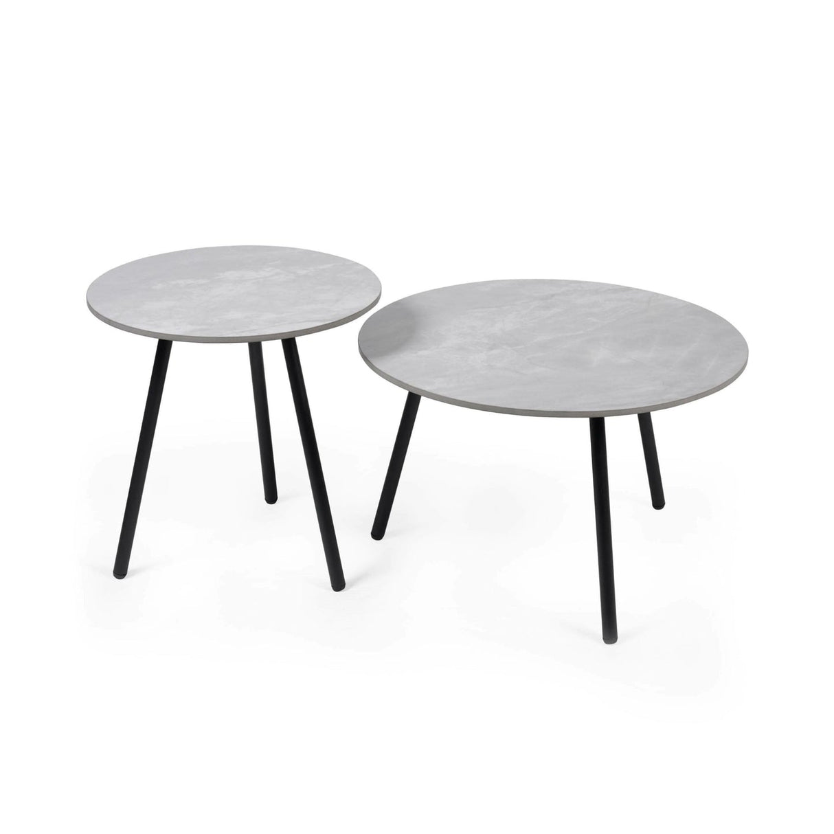 Wooden Nest Of 2 Tables Round - Casper