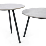 Wooden Nest Of 2 Tables Round - Casper