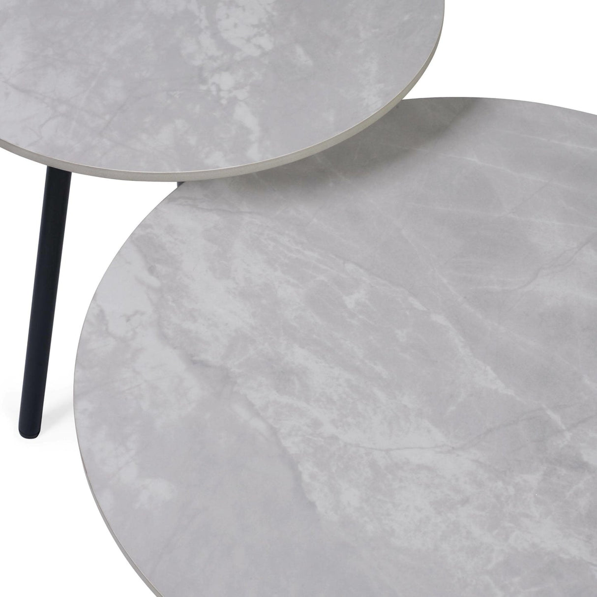 Wooden Nest Of 2 Tables Round - Casper