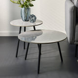 Wooden Nest Of 2 Tables Round - Casper