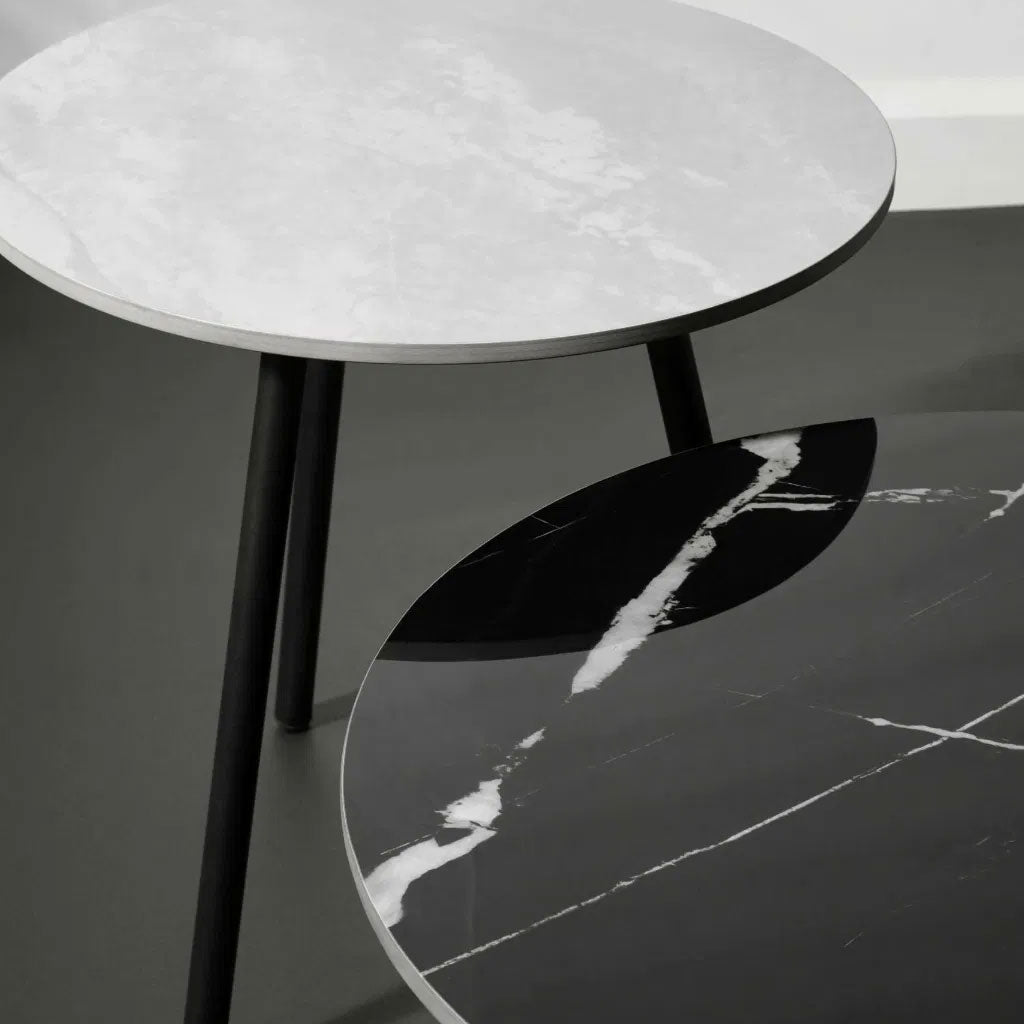 Wooden Nest Of 2 Tables Round - Casper