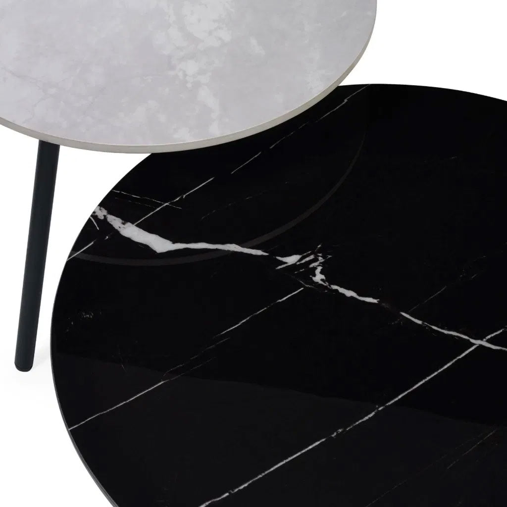 Wooden Nest Of 2 Tables Round - Casper