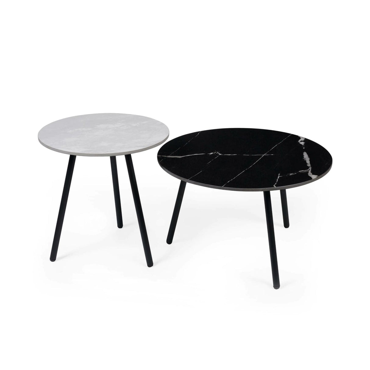 Wooden Nest Of 2 Tables Round - Casper