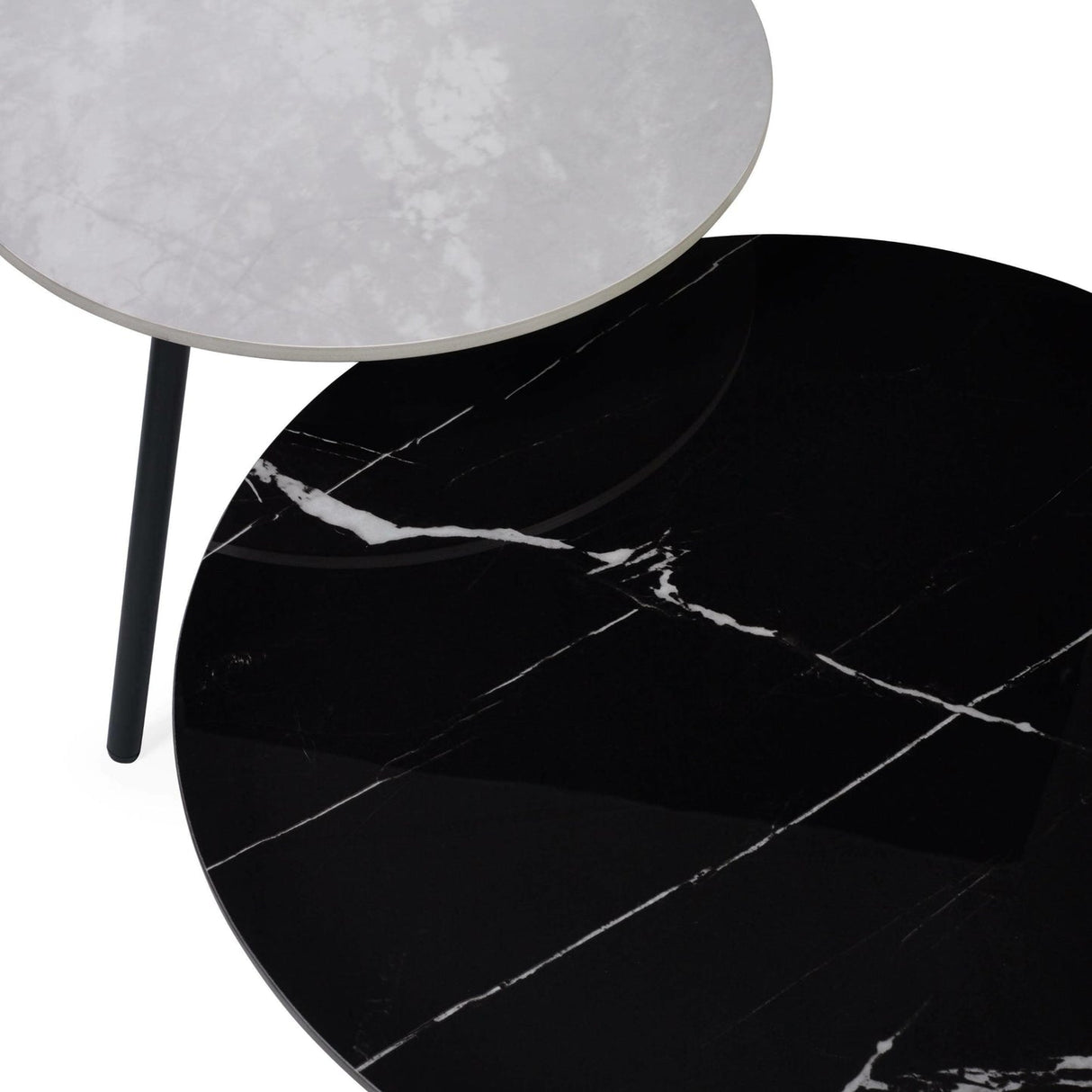 Wooden Nest Of 2 Tables Round - Casper