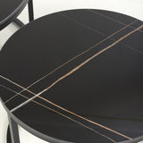 Wooden Nest Of 2 Tables Round - Delta