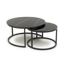 Wooden Nest Of 2 Tables Round - Delta