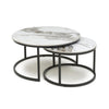 Wooden Nest Of 2 Tables Round - Delta
