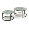 Wooden Nest Of 2 Tables Round - Delta