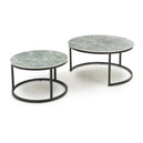 Wooden Nest Of 2 Tables Round - Delta