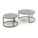 Wooden Nest Of 2 Tables Round - Delta