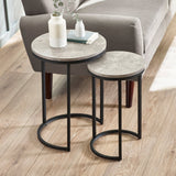 Wooden Nest Of 2 Tables - Staten