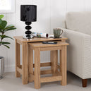 Wooden Nest Of 2 Tables - Tessa