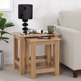 Wooden Nest Of 2 Tables - Tessa