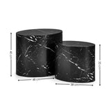 Wooden Nest Of 2 Tables - Toba