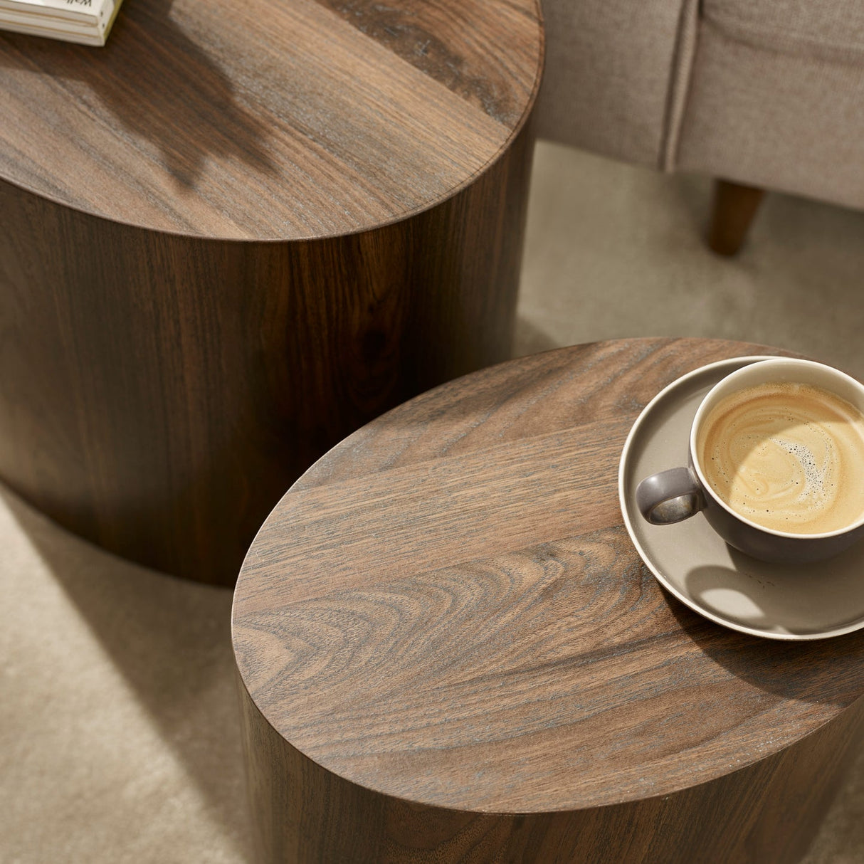 Wooden Nest Of 2 Tables - Toba