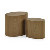 Wooden Nest Of 2 Tables - Toba