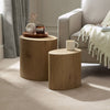 Wooden Nest Of 2 Tables - Toba