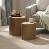 Wooden Nest Of 2 Tables - Toba