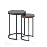 Wooden Nest Of 2 Tables - Tribeca