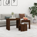 Wooden Nest Of 3 Coffee Tables 61cm Wide - Vantage Home