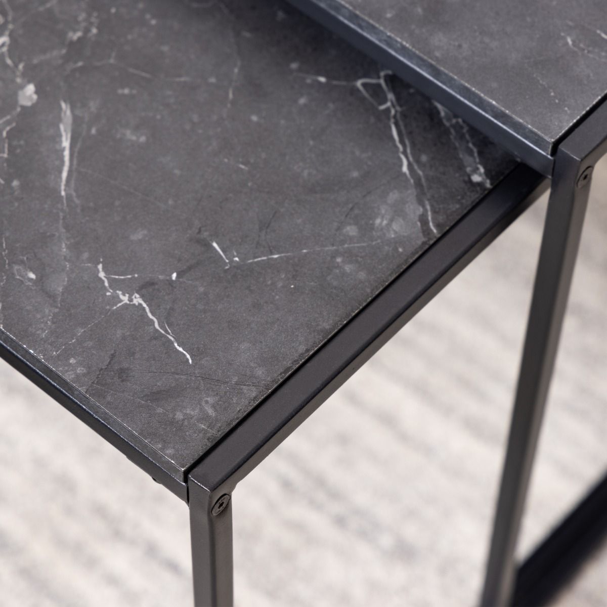 Wooden Nest Of 3 Coffee Tables - Infinity