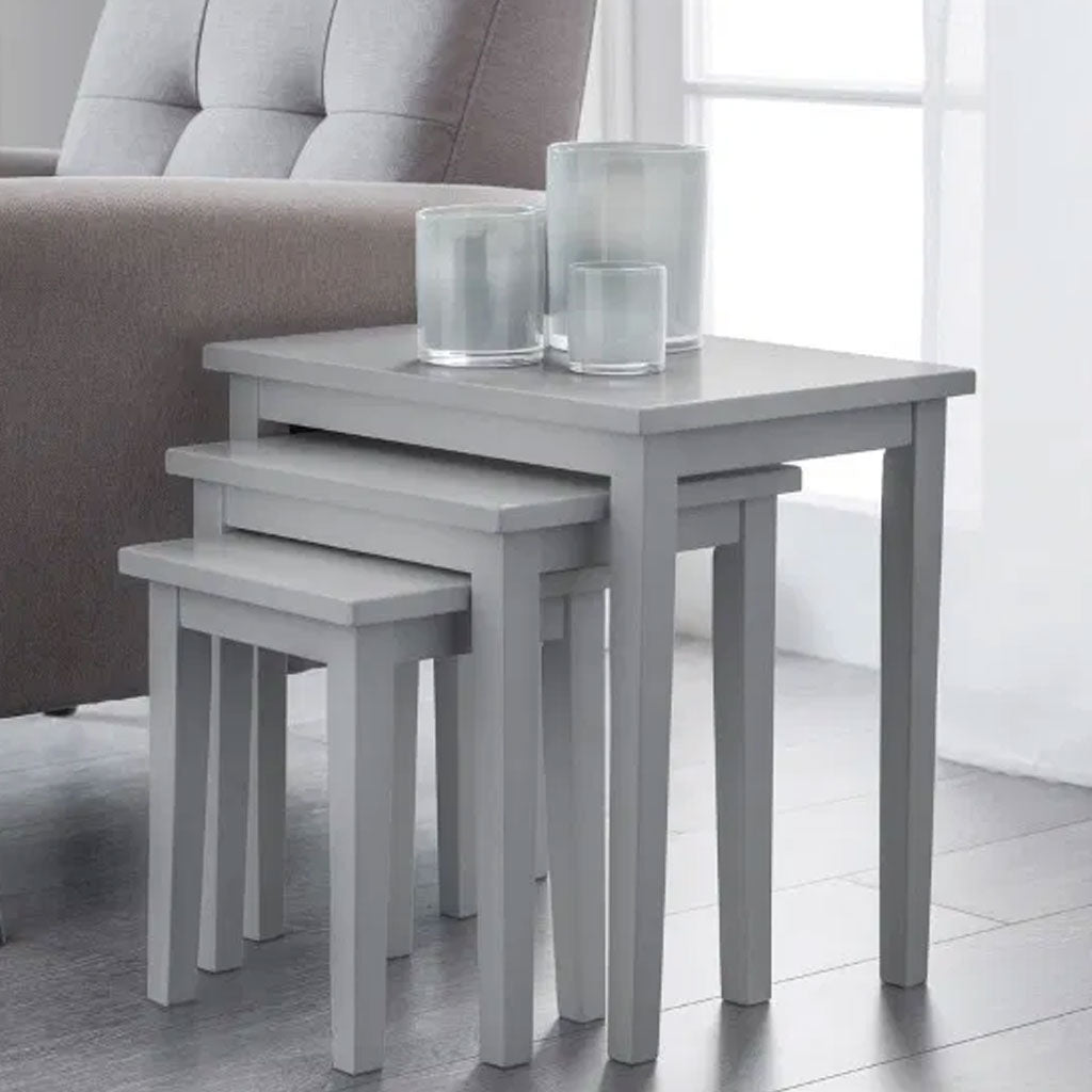 Wooden Nest Of 3 Tables - Cleo