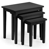 Wooden Nest Of 3 Tables - Cleo