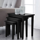Wooden Nest Of 3 Tables - Cleo