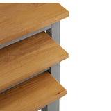 Wooden Nest Of 3 Tables - Cleo