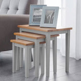 Wooden Nest Of 3 Tables - Cleo