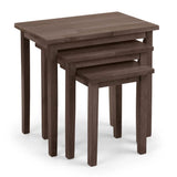 Wooden Nest Of 3 Tables - Cleo