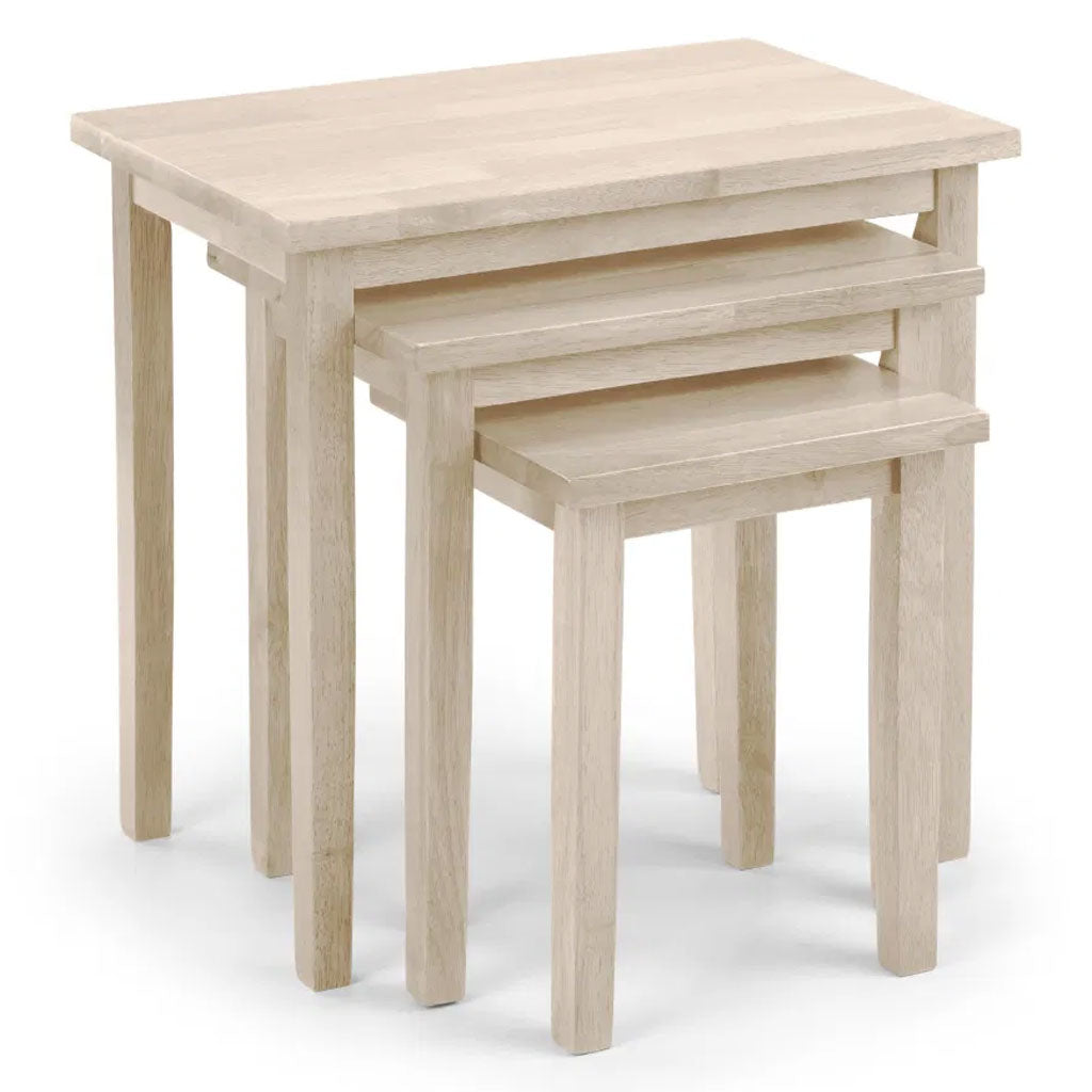 Wooden Nest Of 3 Tables - Cleo
