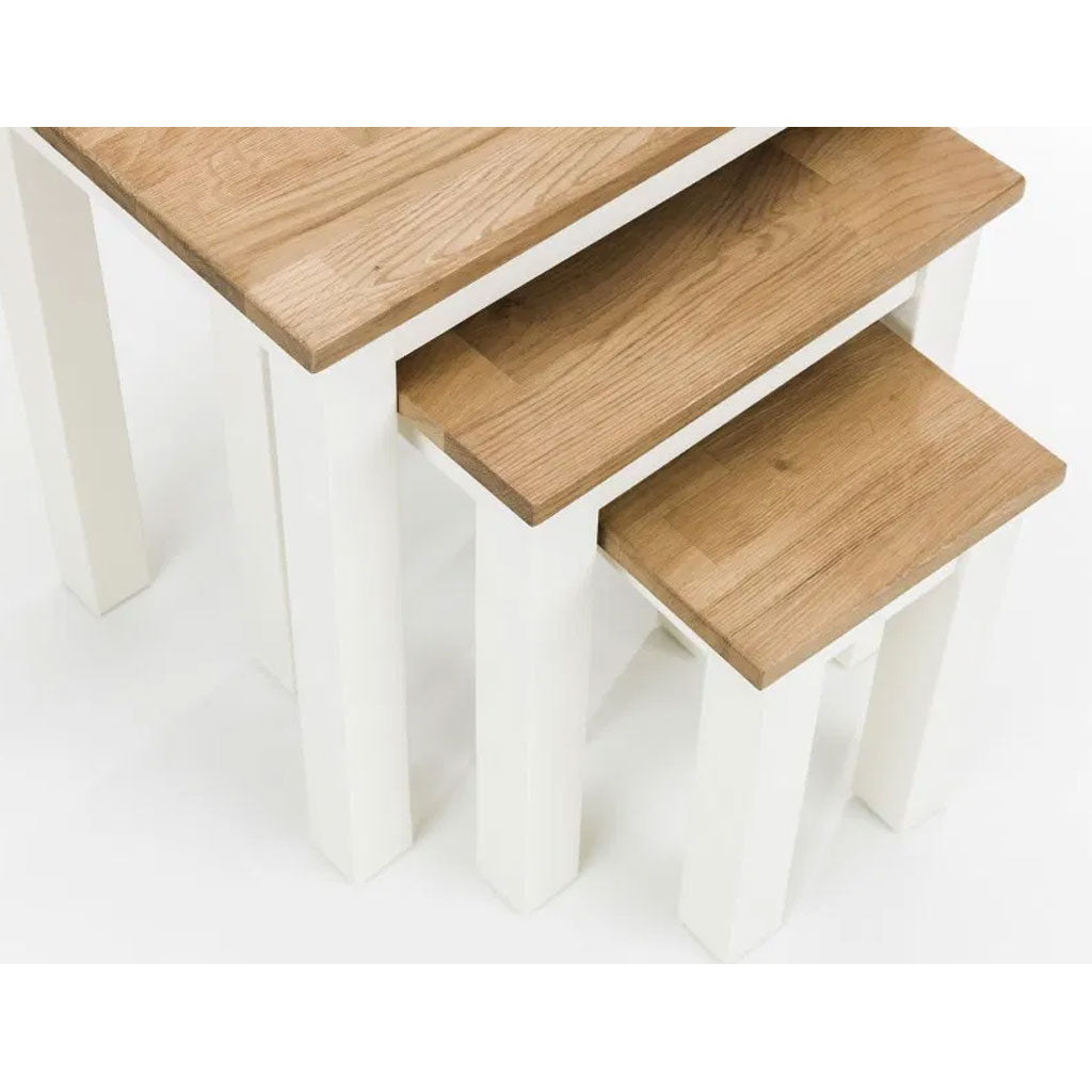 Wooden Nest Of 3 Tables - Coxmoor