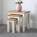 Wooden Nest Of 3 Tables - Coxmoor